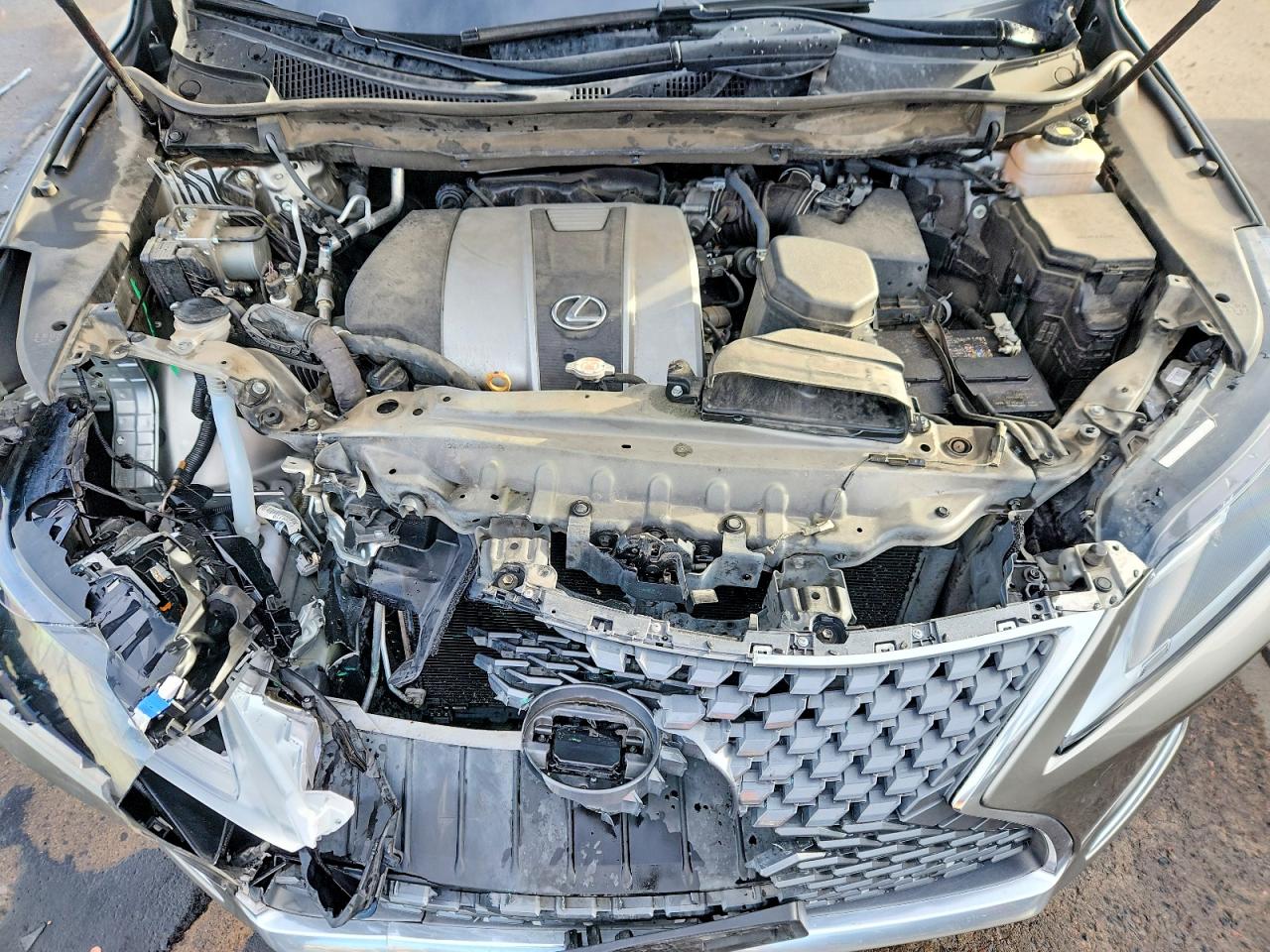 2022 Lexus Rx 350 Base Gray vin: 2T2HZMDA7NC317446