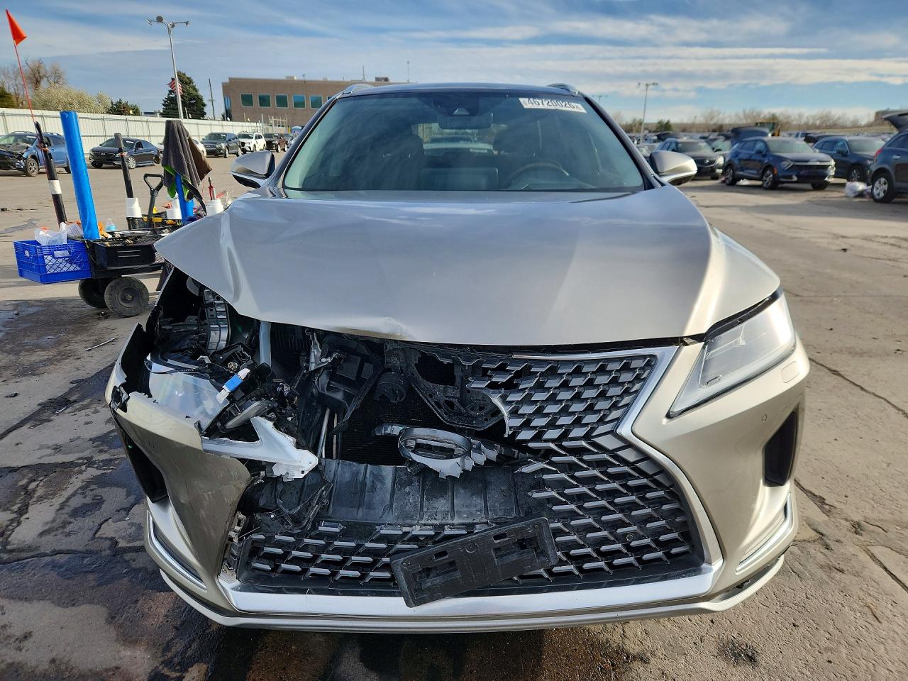 2022 Lexus Rx 350 Base Gray vin: 2T2HZMDA7NC317446