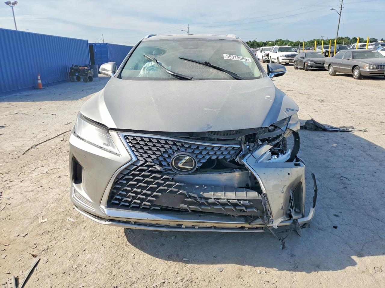2022 Lexus Rx 350 Silver vin: 2T2HZMDA7NC348423