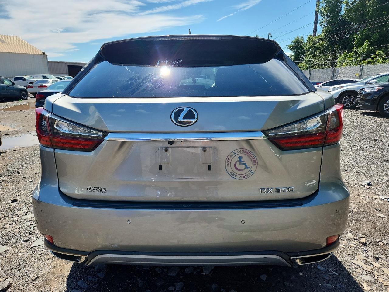 2021 Lexus Rx 350 Silver vin: 2T2HZMDA9MC267423