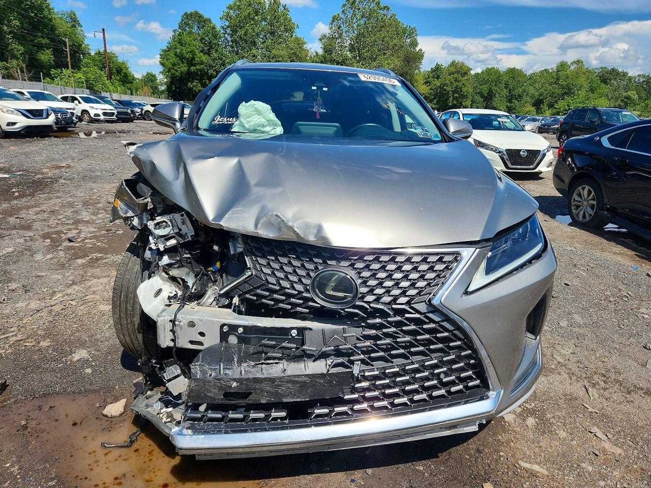 2021 Lexus Rx 350 Silver vin: 2T2HZMDA9MC267423