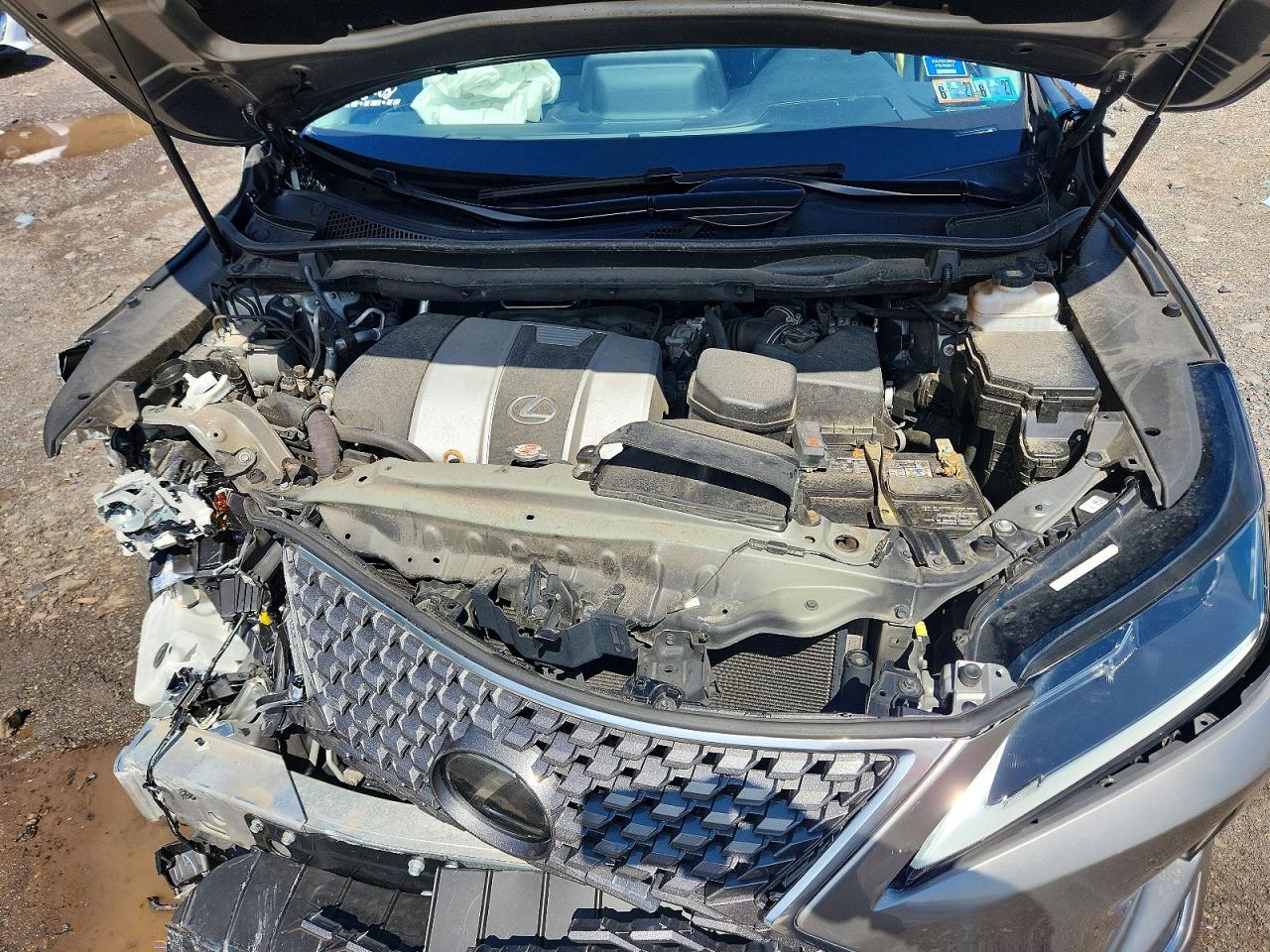 2021 Lexus Rx 350 Silver vin: 2T2HZMDA9MC267423
