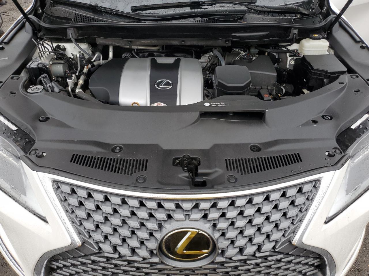 2021 Lexus Rx 350 White vin: 2T2HZMDA9MC304339