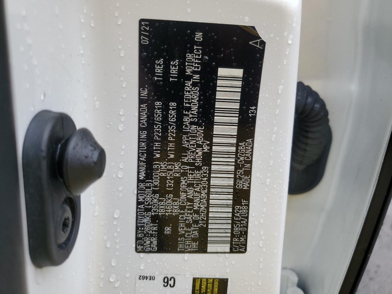 2021 Lexus Rx 350 White vin: 2T2HZMDA9MC304339