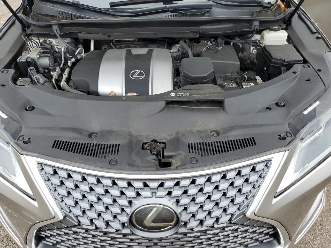 2020 Lexus Rx 350 Silver vin: 2T2HZMDAXLC254971