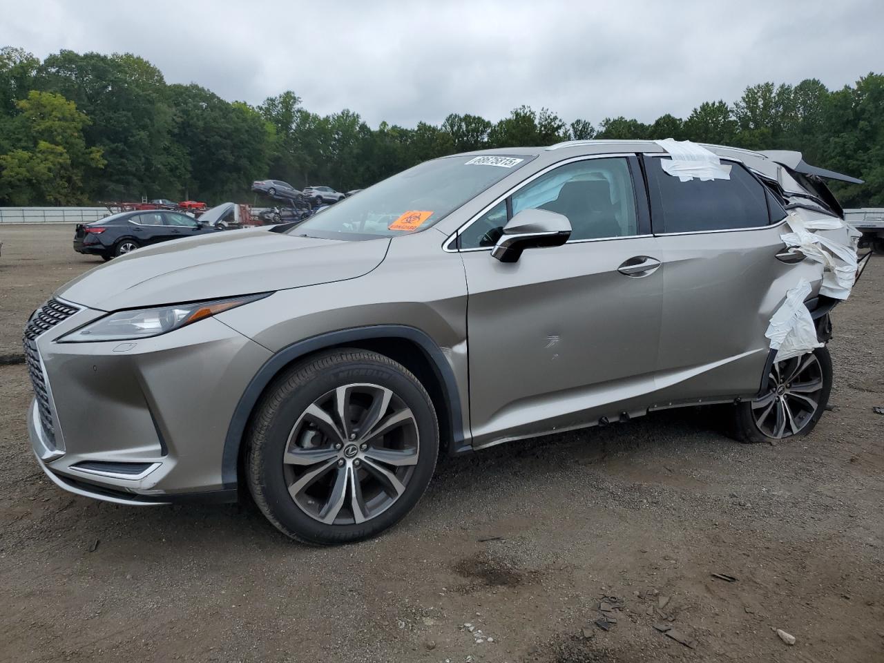 2020 Lexus Rx 350 Silver vin: 2T2HZMDAXLC254971