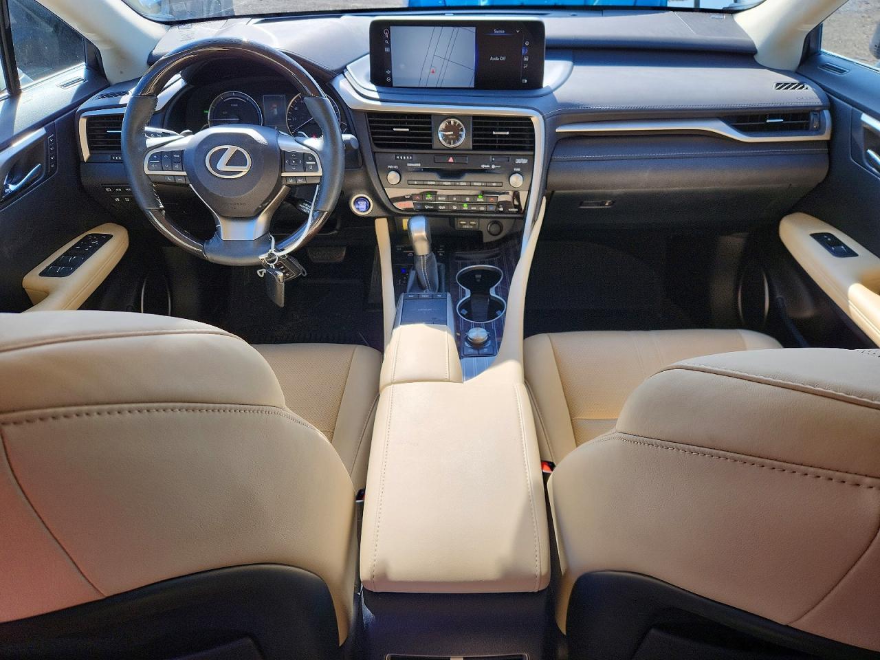 2021 Lexus Rx 450h White vin: 2T2JGMDA2MC066809