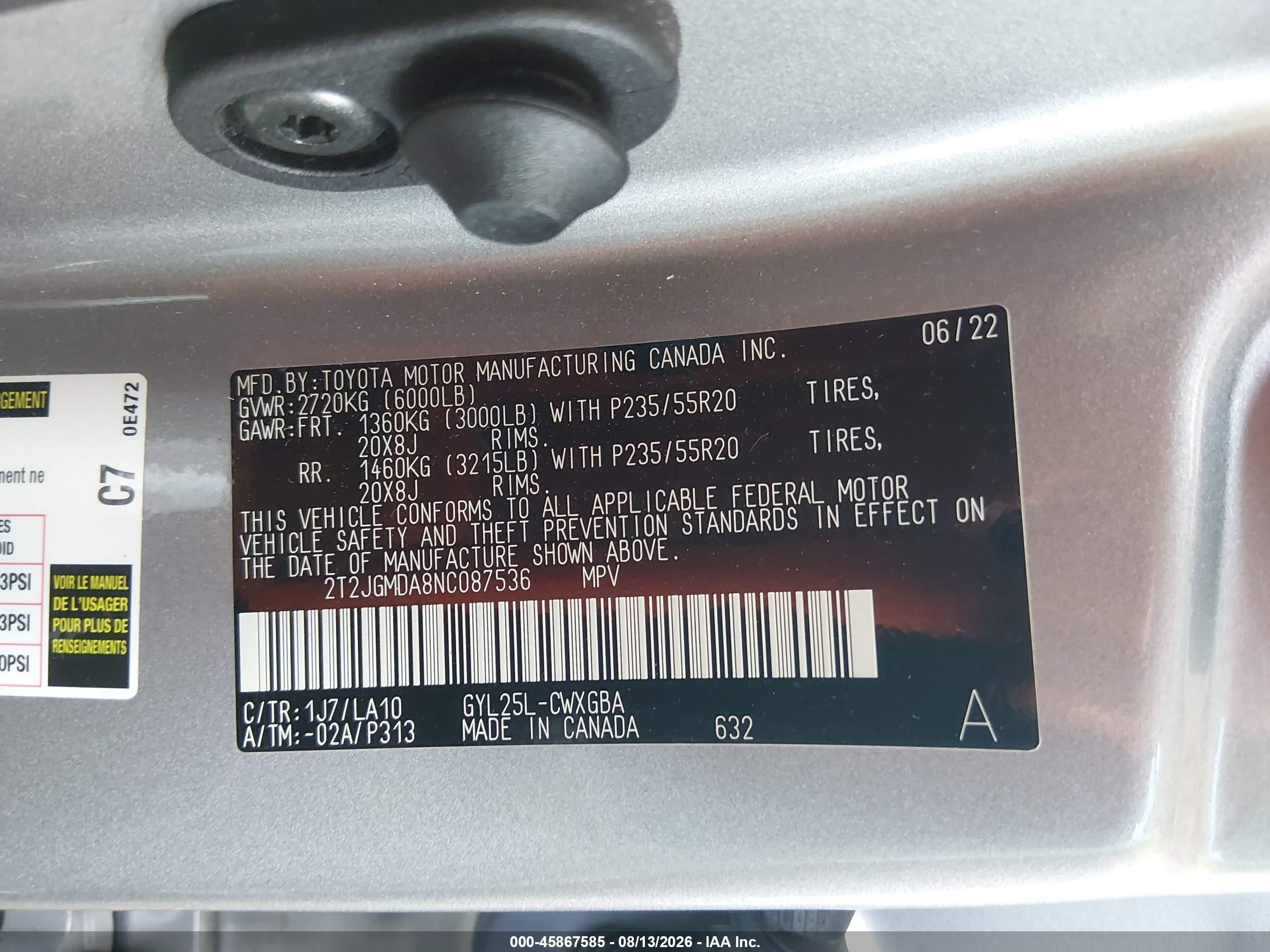 2022 Lexus Rx 450h   Gray vin: 2T2JGMDA8NC087536