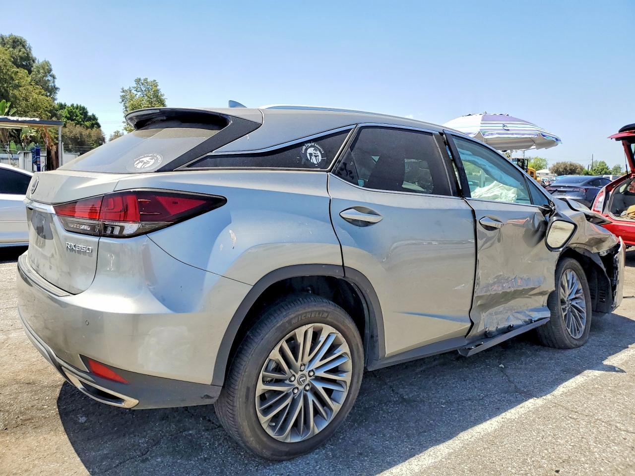 2021 Lexus Rx 350 Silver vin: 2T2JZMAA3MC189291