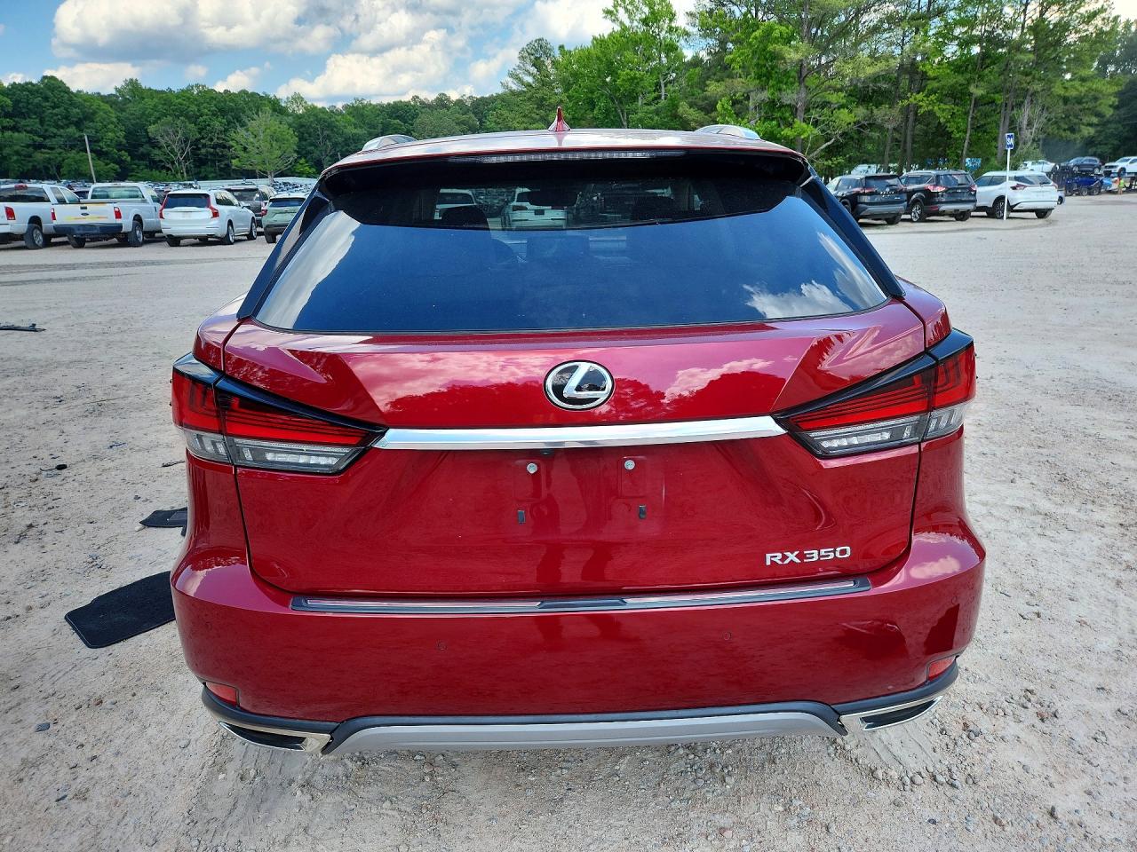 2021 Lexus Rx 350 Red vin: 2T2JZMDA1MC278904