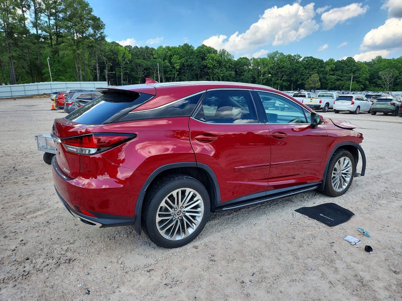 2021 Lexus Rx 350 Red vin: 2T2JZMDA1MC278904