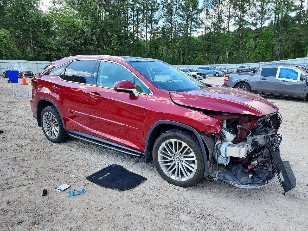 2021 Lexus Rx 350 Red vin: 2T2JZMDA1MC278904