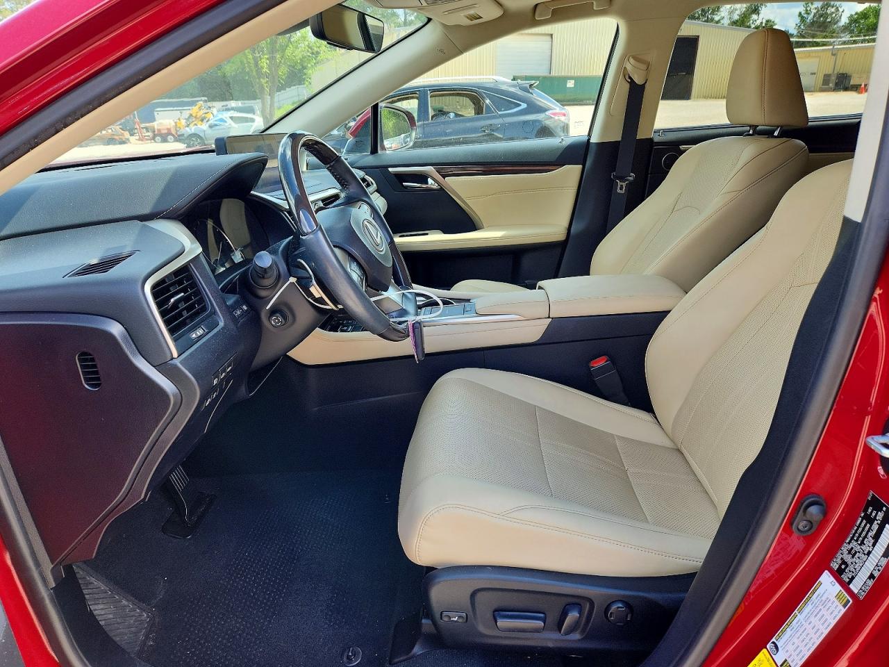 2021 Lexus Rx 350 Red vin: 2T2JZMDA1MC278904