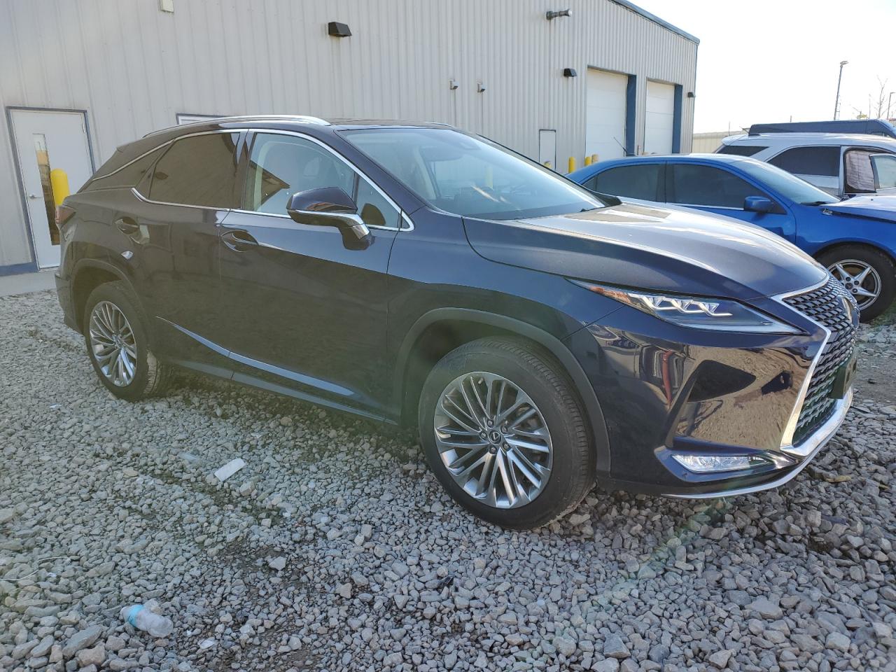 2022 Lexus Rx 350 Blue vin: 2T2JZMDA2NC331949