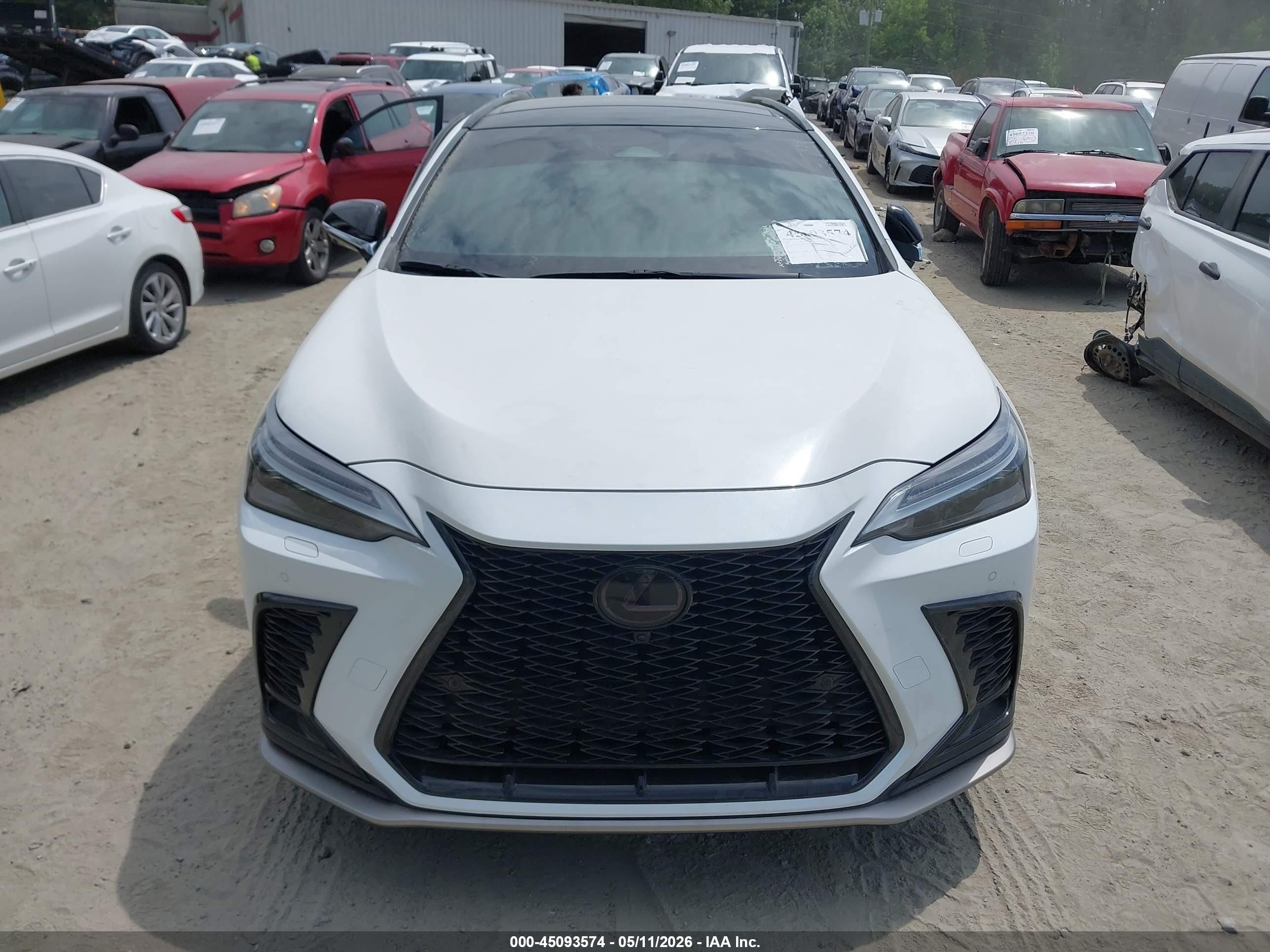 2024 Lexus Nx 350 F Sport Handling White vin: 2T2KGCEZ4RC042330
