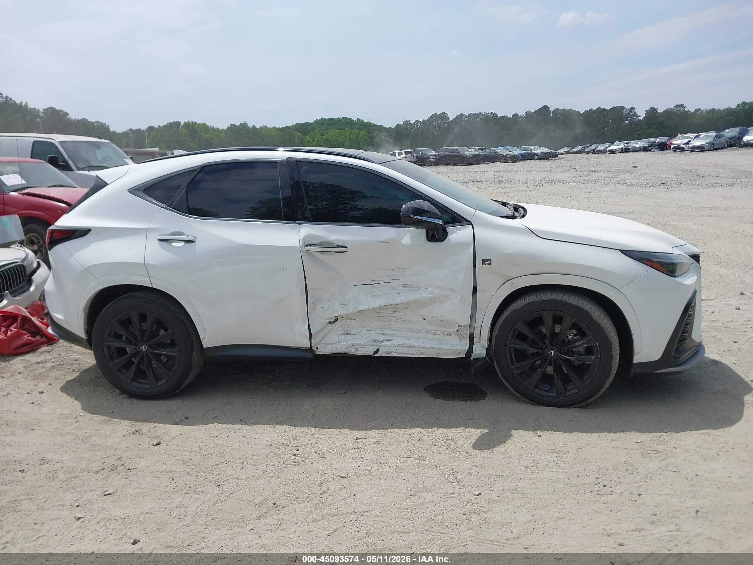 2024 Lexus Nx 350 F Sport Handling White vin: 2T2KGCEZ4RC042330