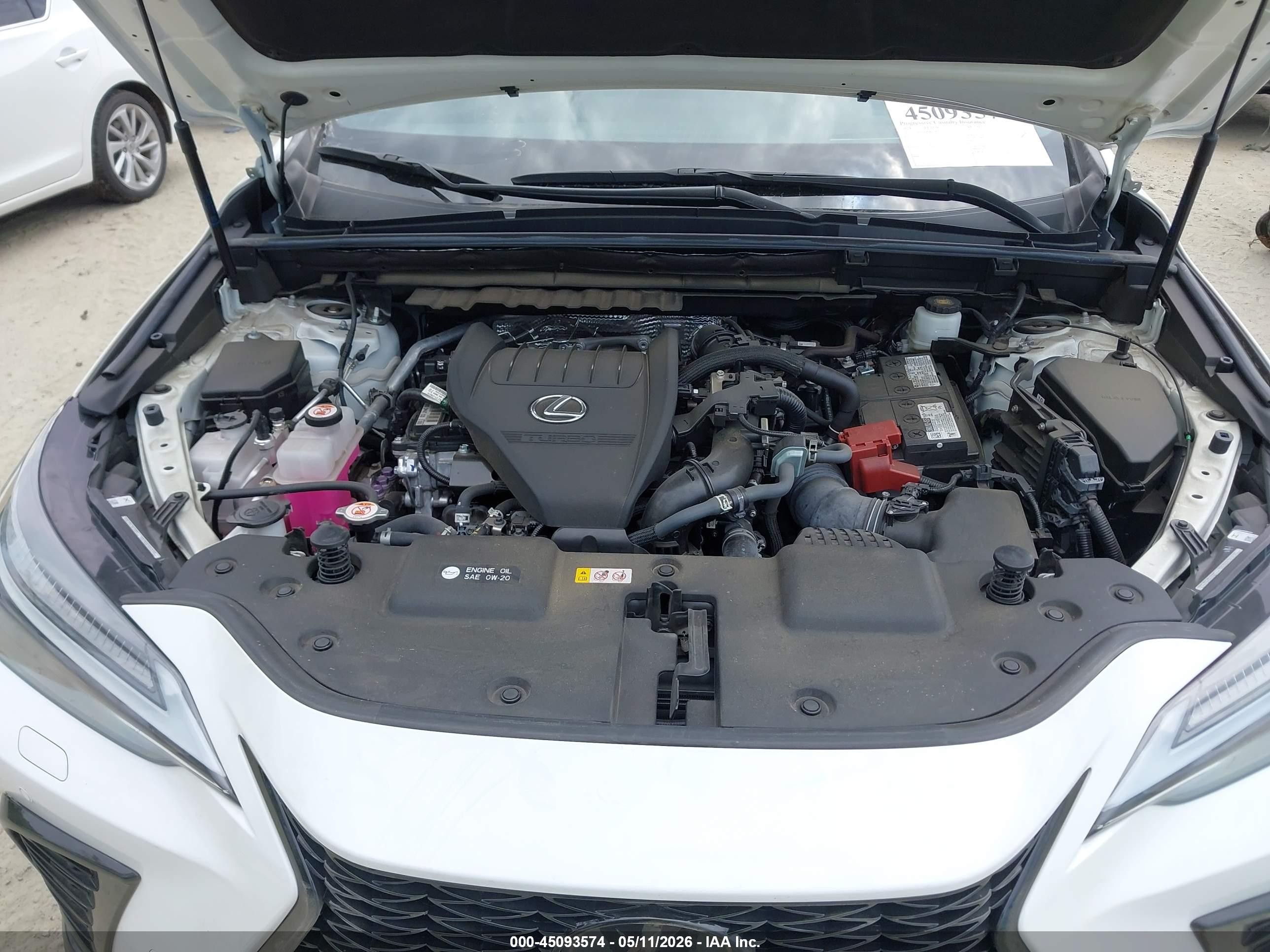 2024 Lexus Nx 350 F Sport Handling White vin: 2T2KGCEZ4RC042330