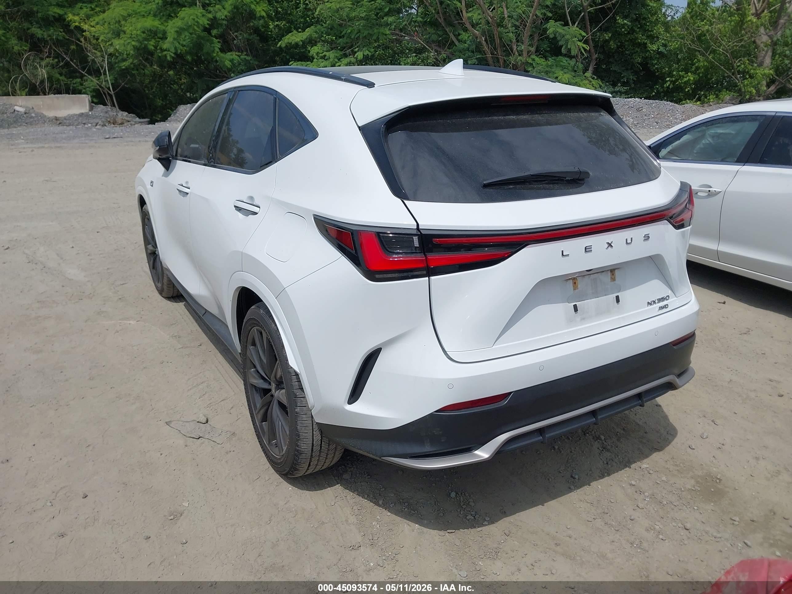 2024 Lexus Nx 350 F Sport Handling White vin: 2T2KGCEZ4RC042330