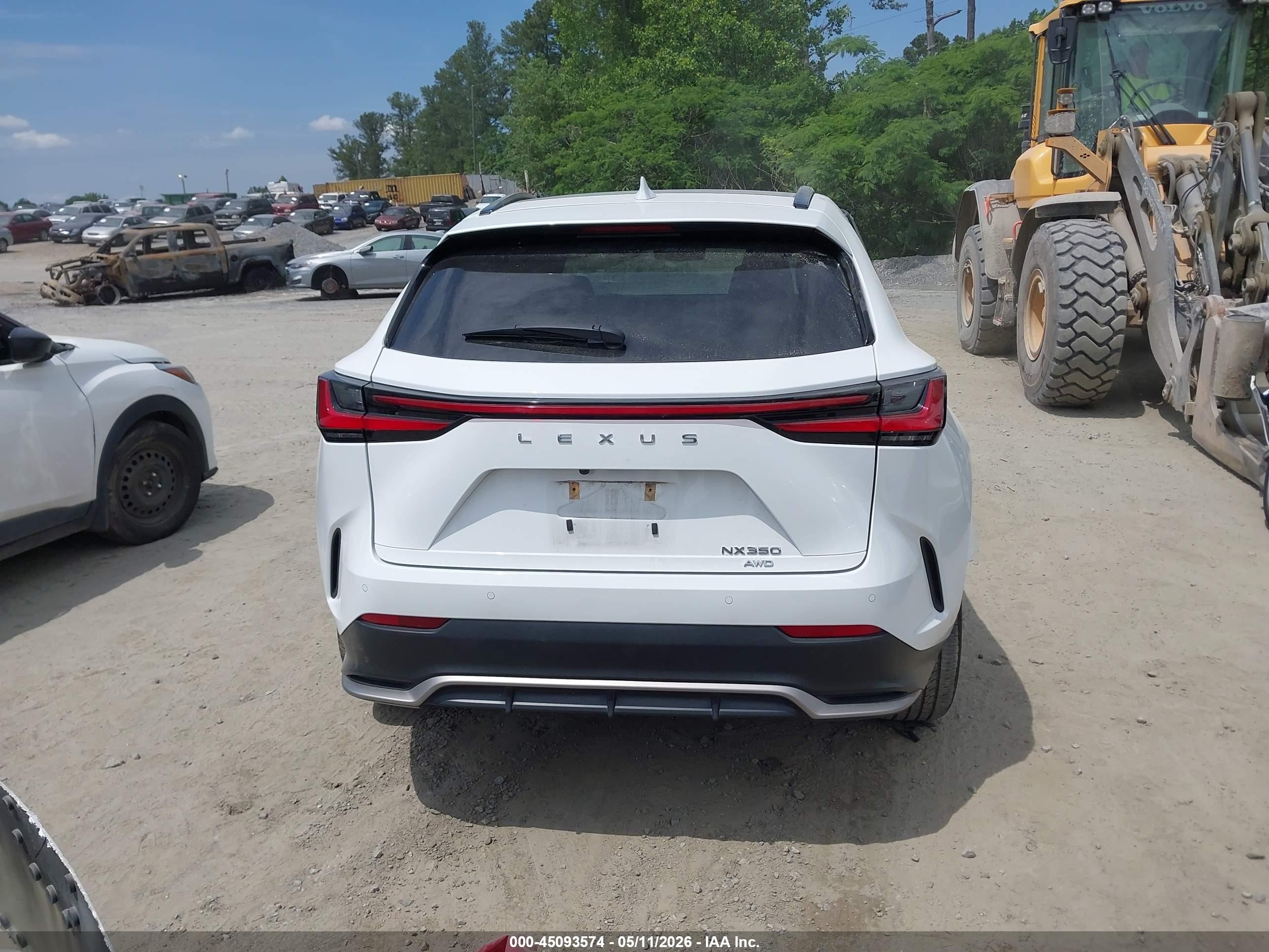 2024 Lexus Nx 350 F Sport Handling White vin: 2T2KGCEZ4RC042330