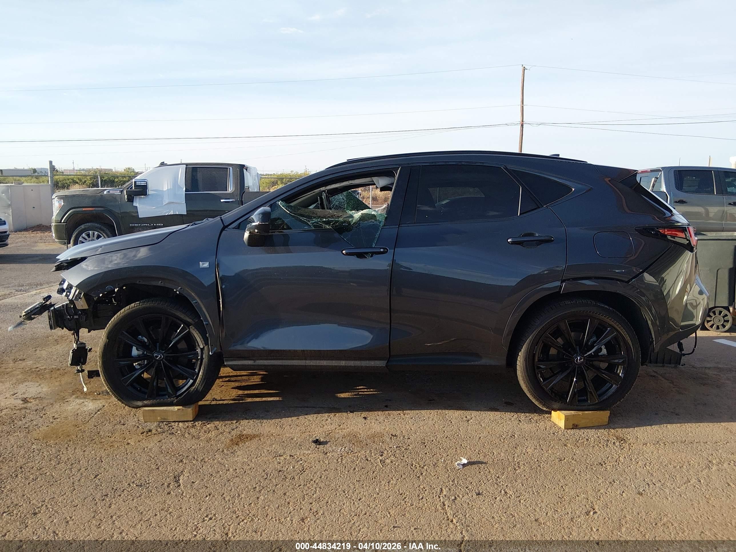 2025 Lexus Nx 350 F Sport Handling Black vin: 2T2KGCEZ7SC087302