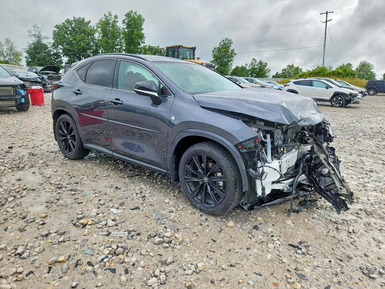 2026 Lexus Nx 350h F Sport Handling Серый vin: 2T2KKCEZ8TC063428