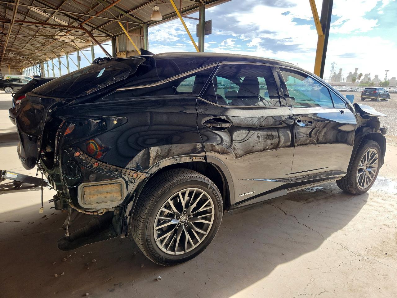 2021 Lexus Rx 450h F Sport Black vin: 2T2SGMDA9MC064592