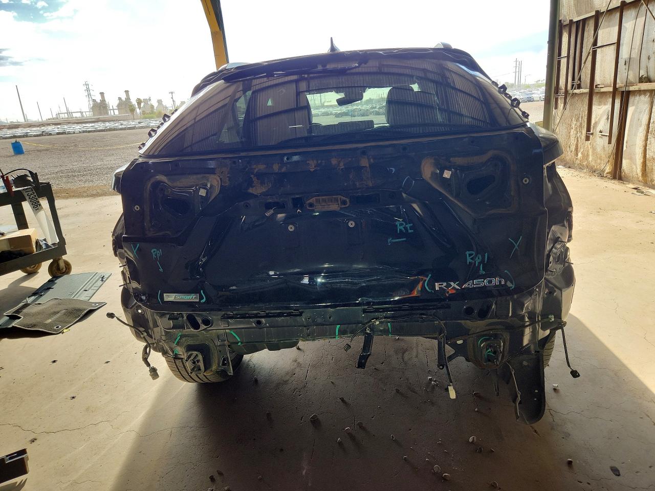2021 Lexus Rx 450h F Sport Black vin: 2T2SGMDA9MC064592