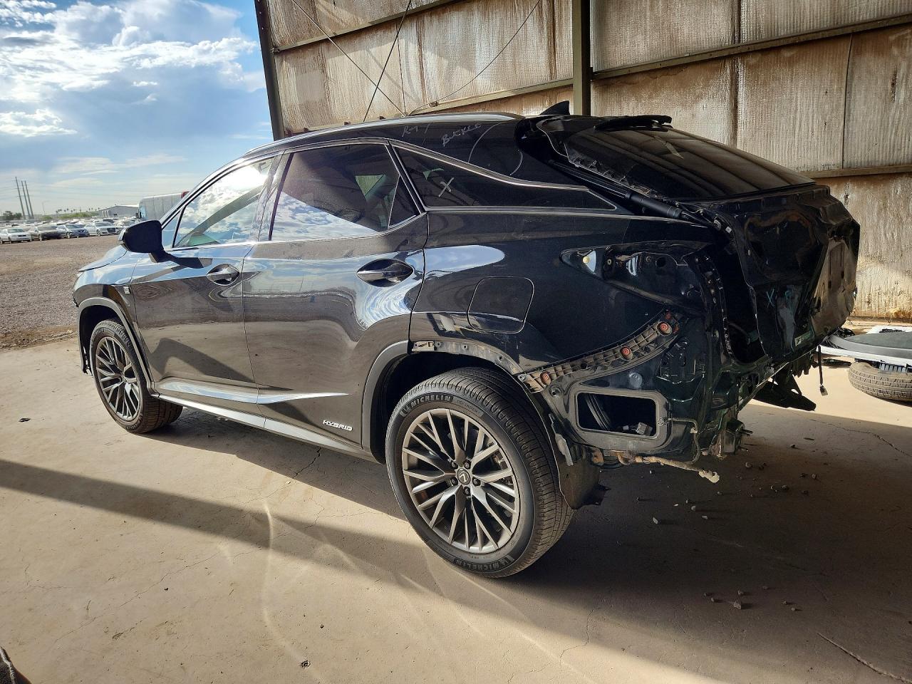 2021 Lexus Rx 450h F Sport Black vin: 2T2SGMDA9MC064592