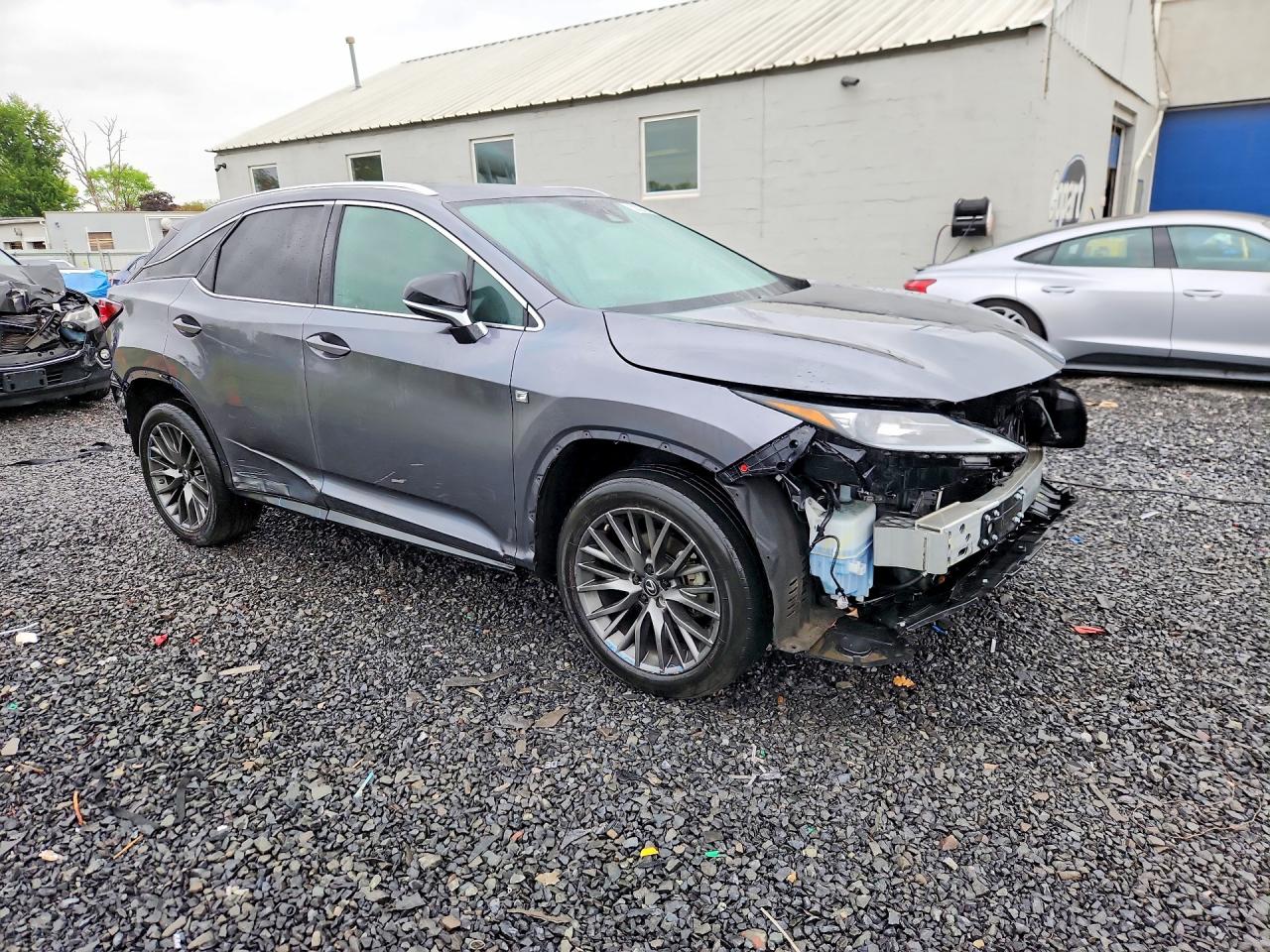 2022 Lexus Rx 350 F Sport Gray vin: 2T2SZMDA3NC342592