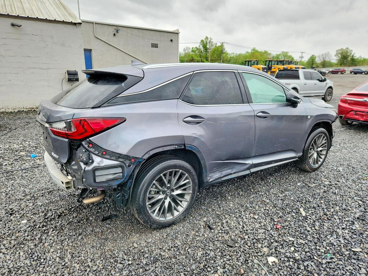 2022 Lexus Rx 350 F Sport Gray vin: 2T2SZMDA3NC342592