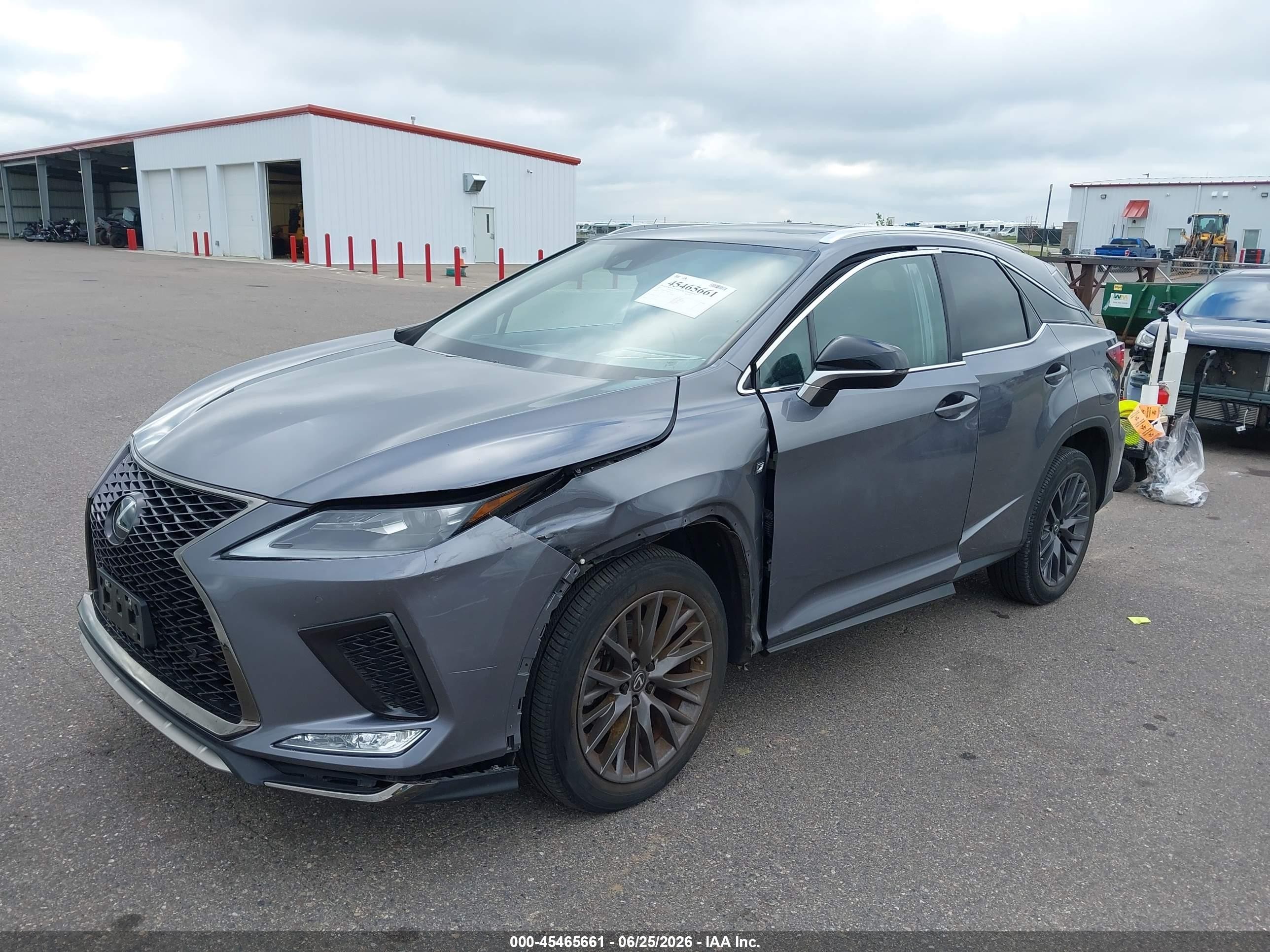 2022 Lexus Rx 350 F Sport Appearance Серый vin: 2T2SZMDA6NC339170