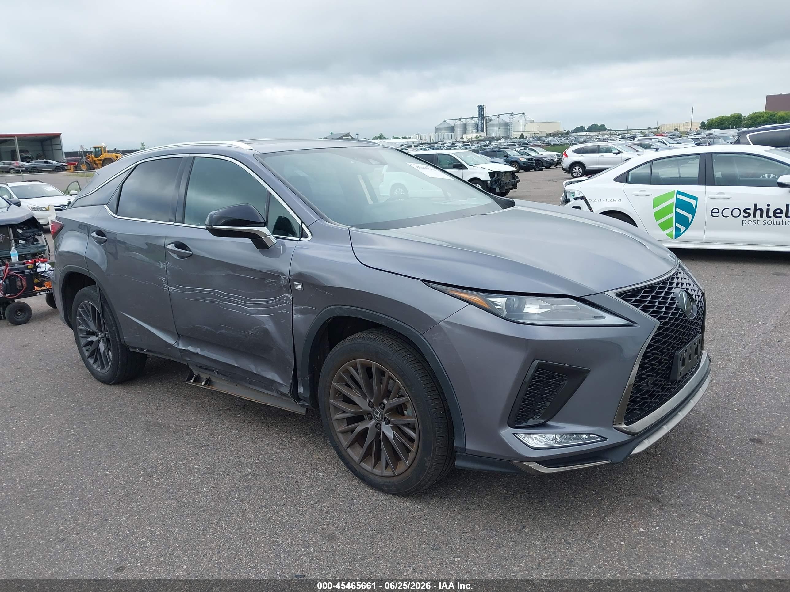 2022 Lexus Rx 350 F Sport Appearance Серый vin: 2T2SZMDA6NC339170