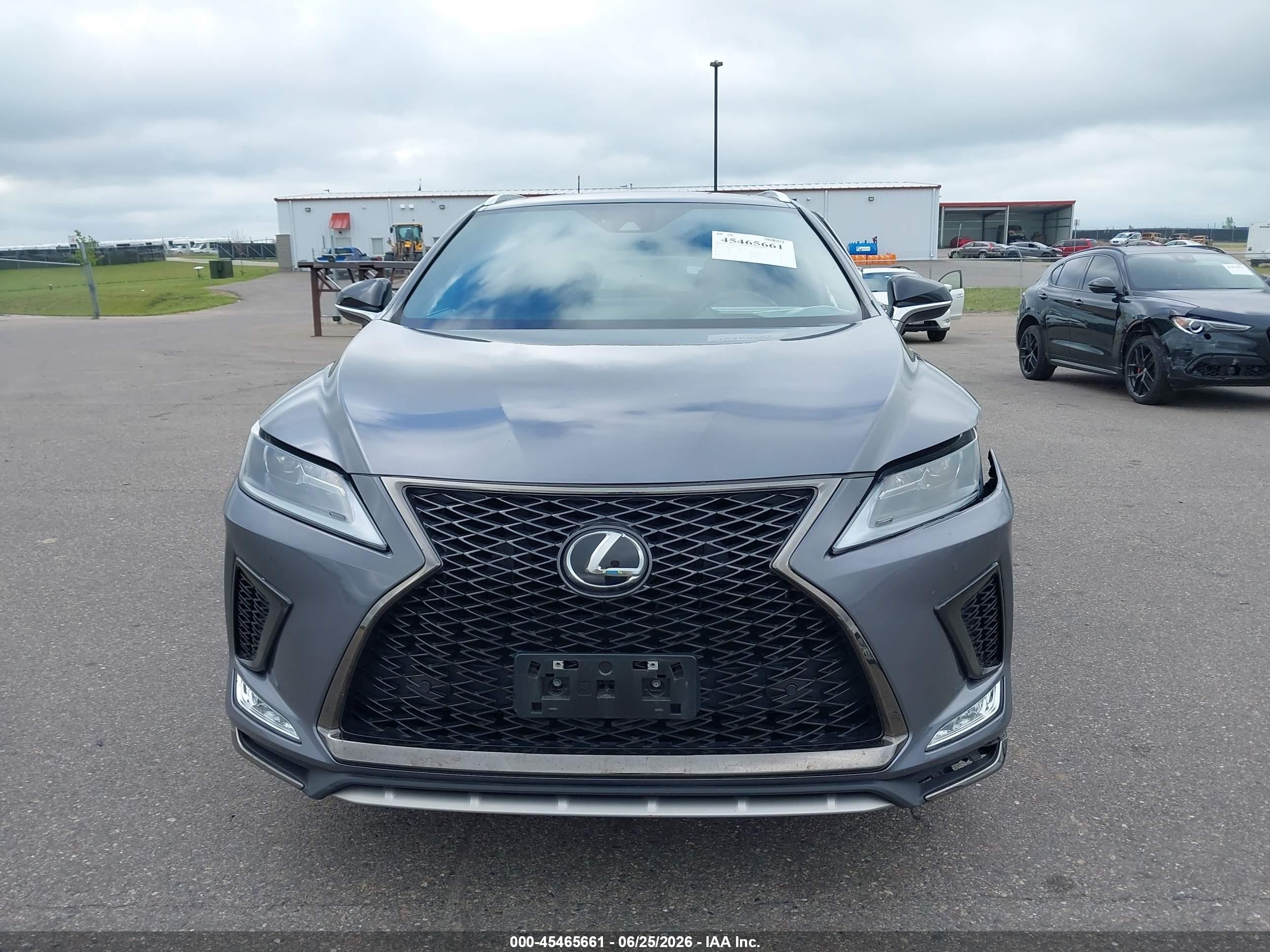 2022 Lexus Rx 350 F Sport Appearance Серый vin: 2T2SZMDA6NC339170