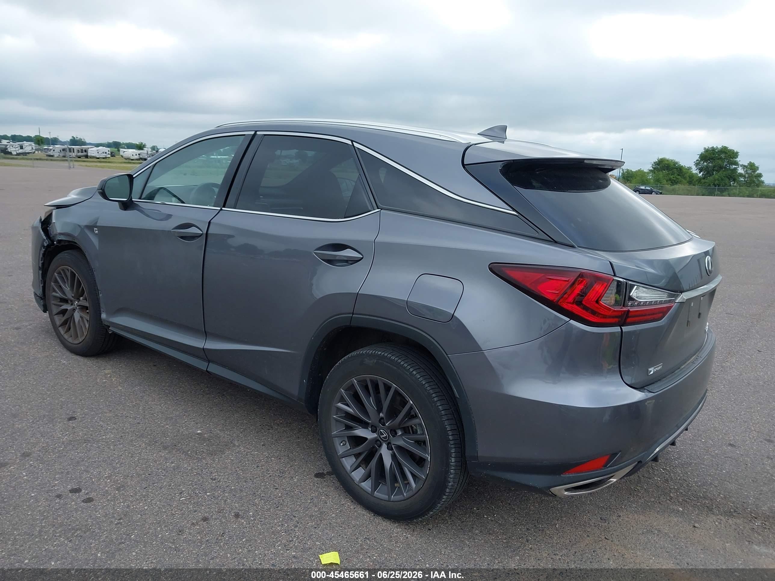 2022 Lexus Rx 350 F Sport Appearance Серый vin: 2T2SZMDA6NC339170