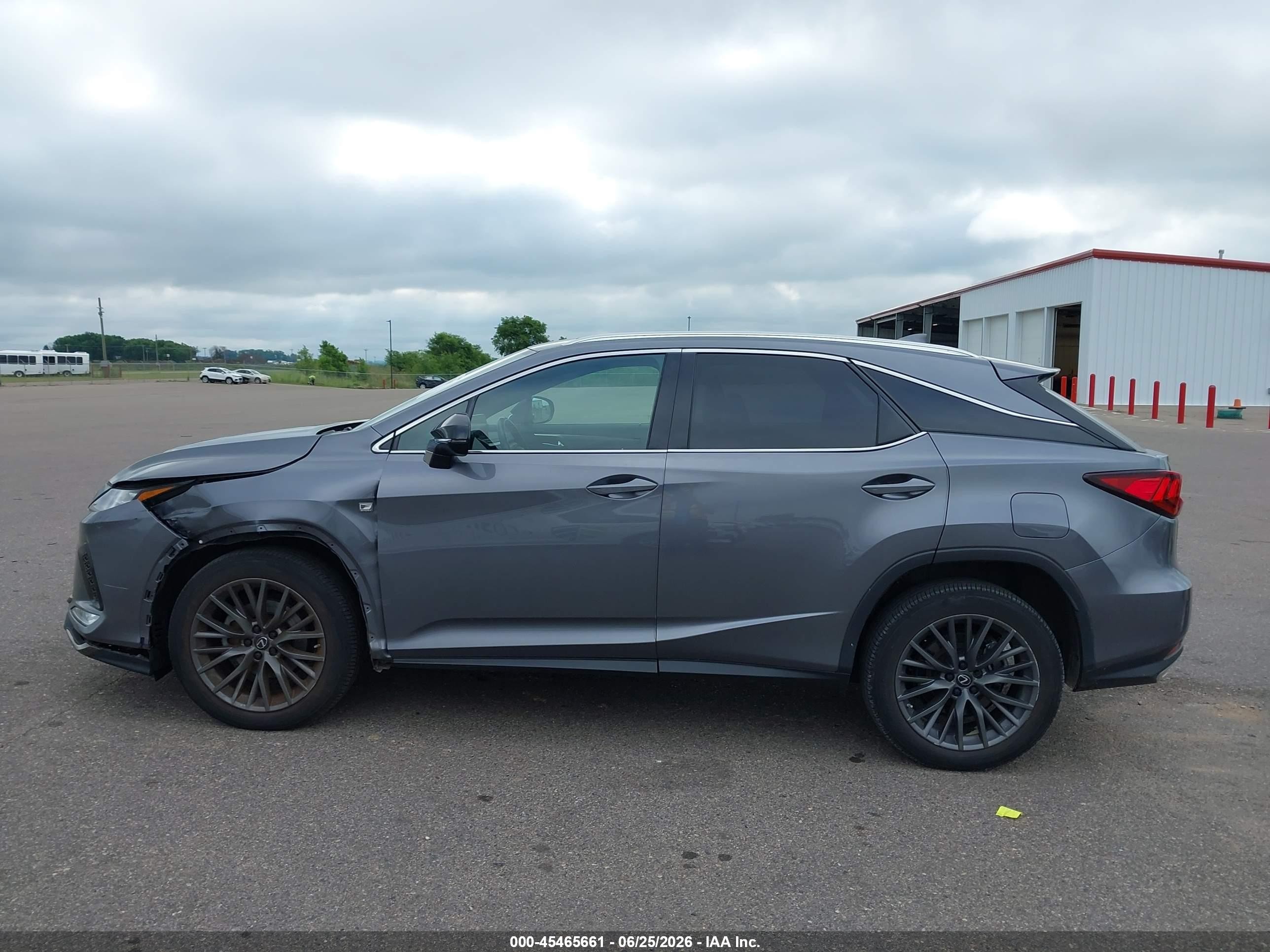 2022 Lexus Rx 350 F Sport Appearance Серый vin: 2T2SZMDA6NC339170