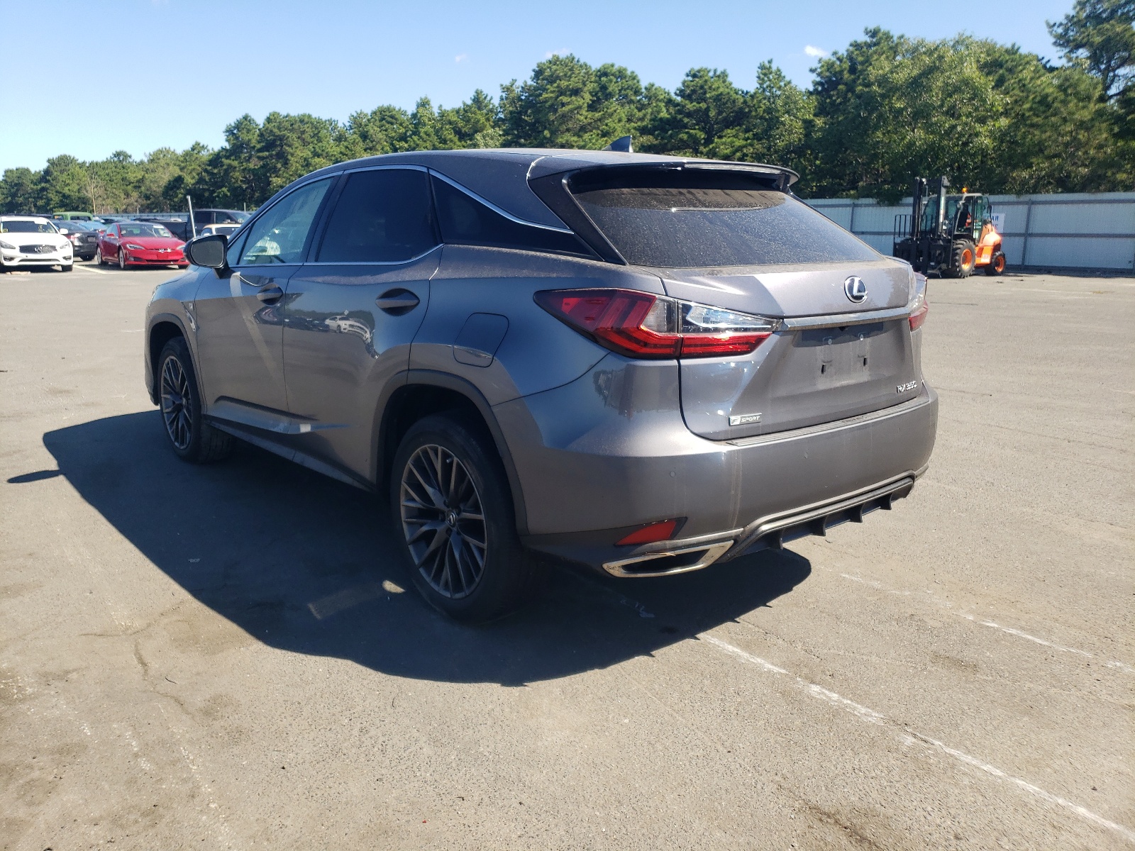 2020 Lexus Rx 350 F-sport Gray vin: 2T2SZMDA8LC213776