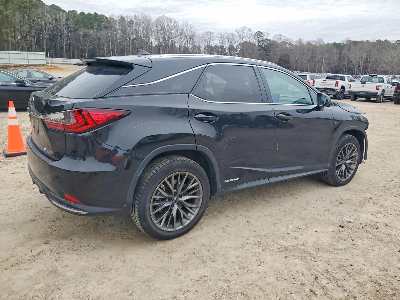 2020 Lexus Rx 450h F Sport Black vin: 2T2YGMDA5LC049855