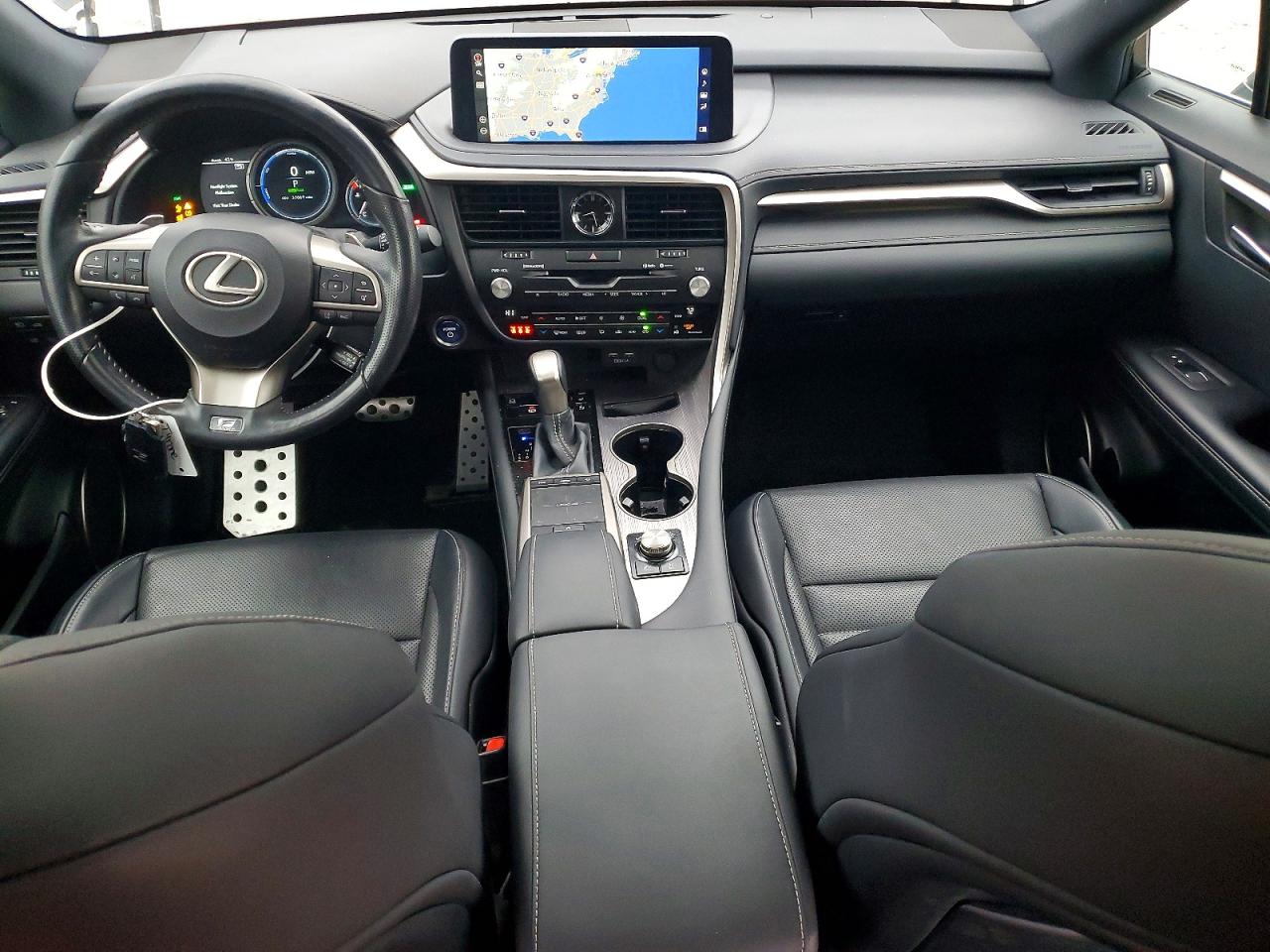 2020 Lexus Rx 450h F Sport Black vin: 2T2YGMDA5LC049855