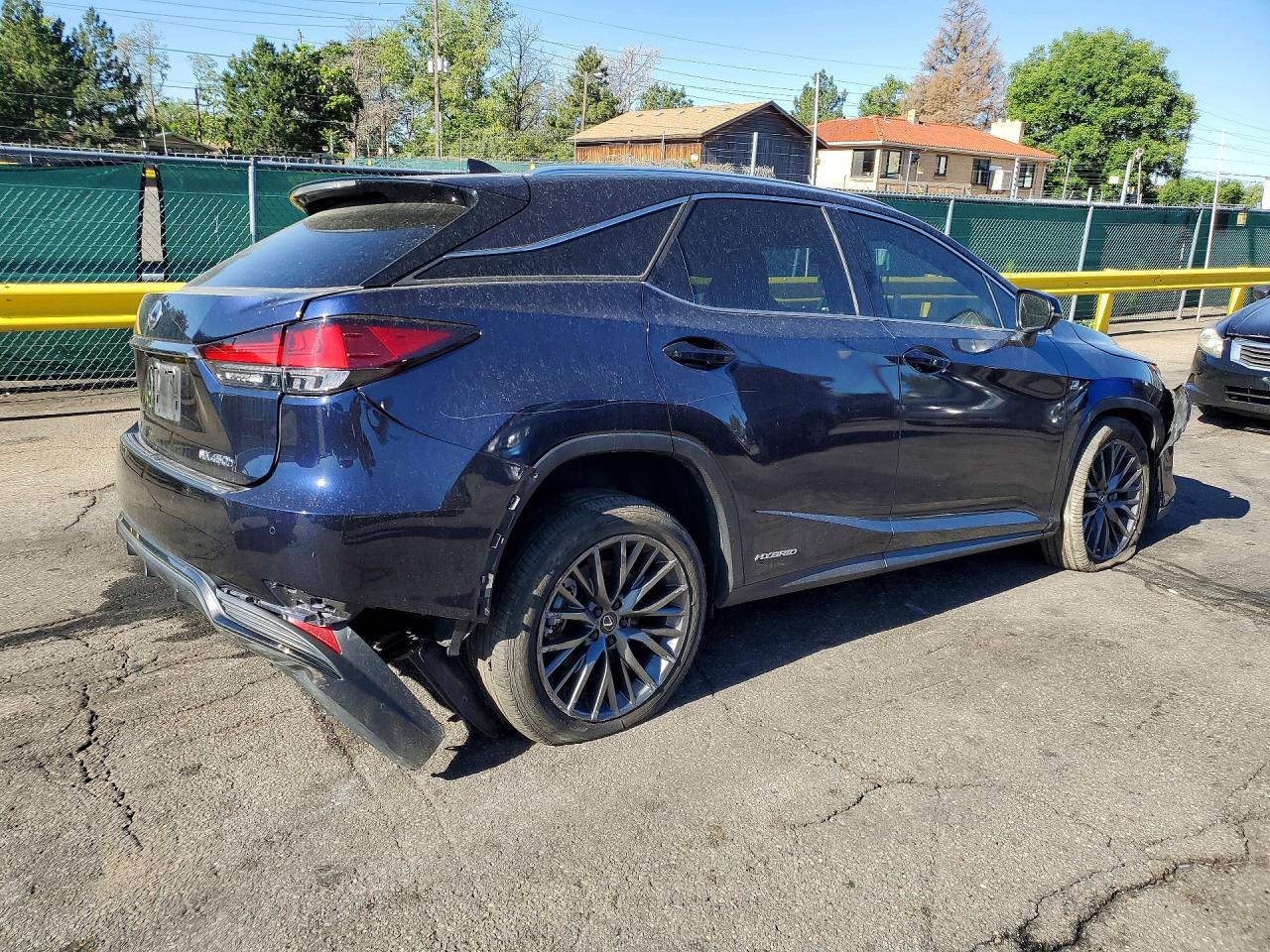 2021 Lexus Rx 450h F Sport Blue vin: 2T2YGMDA5MC071937