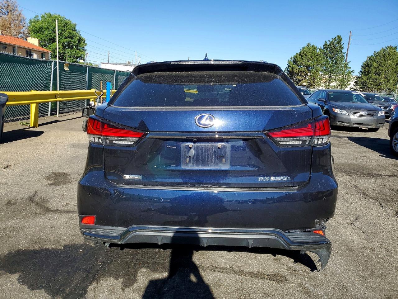 2021 Lexus Rx 450h F Sport Blue vin: 2T2YGMDA5MC071937