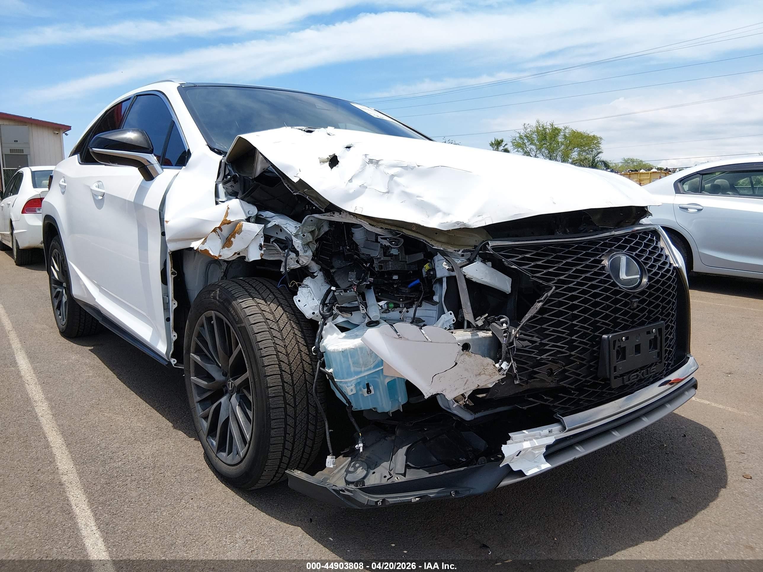 2020 Lexus Rx 350 F Sport Performance White vin: 2T2YZMAA4LC169161