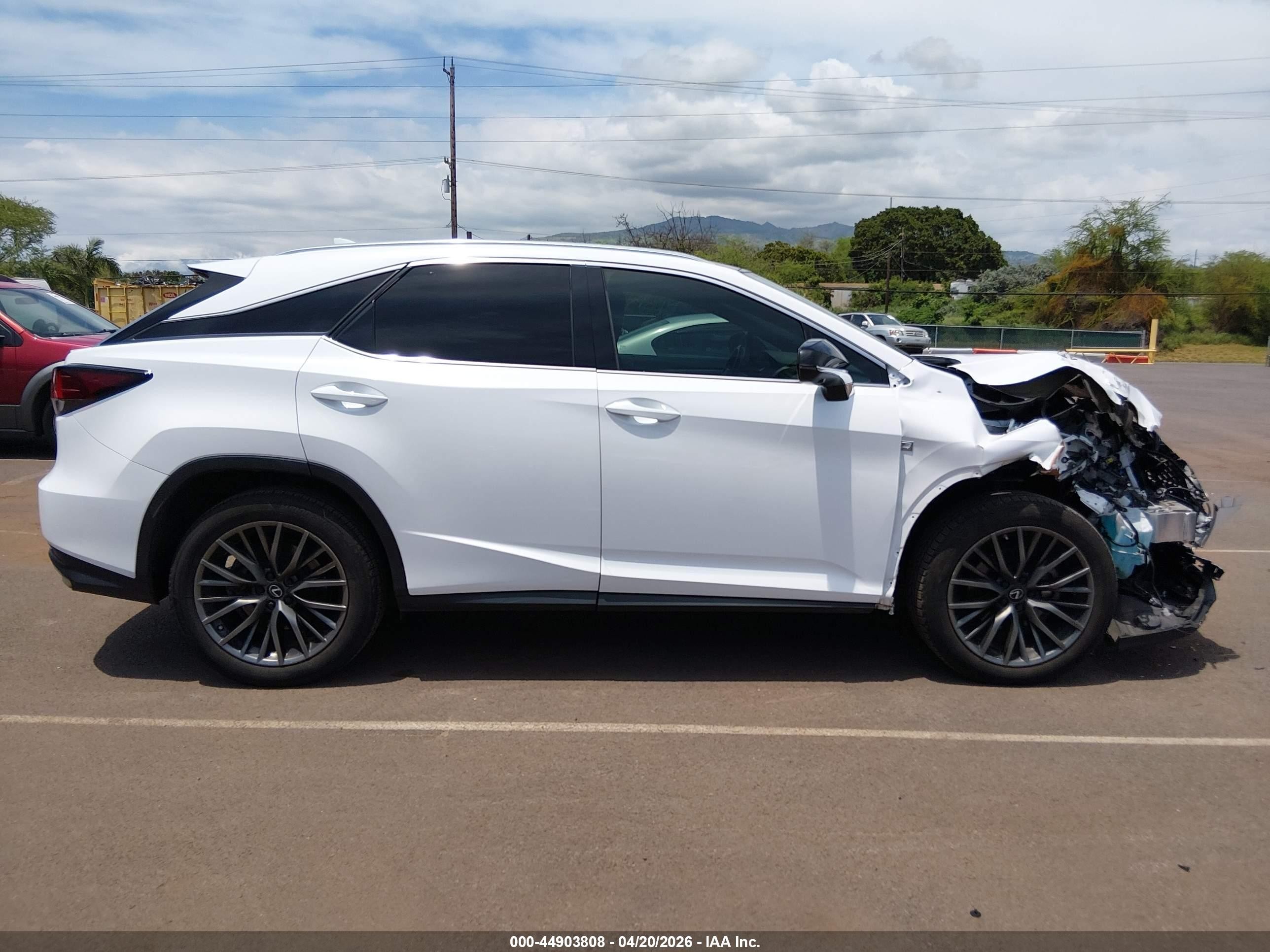 2020 Lexus Rx 350 F Sport Performance White vin: 2T2YZMAA4LC169161