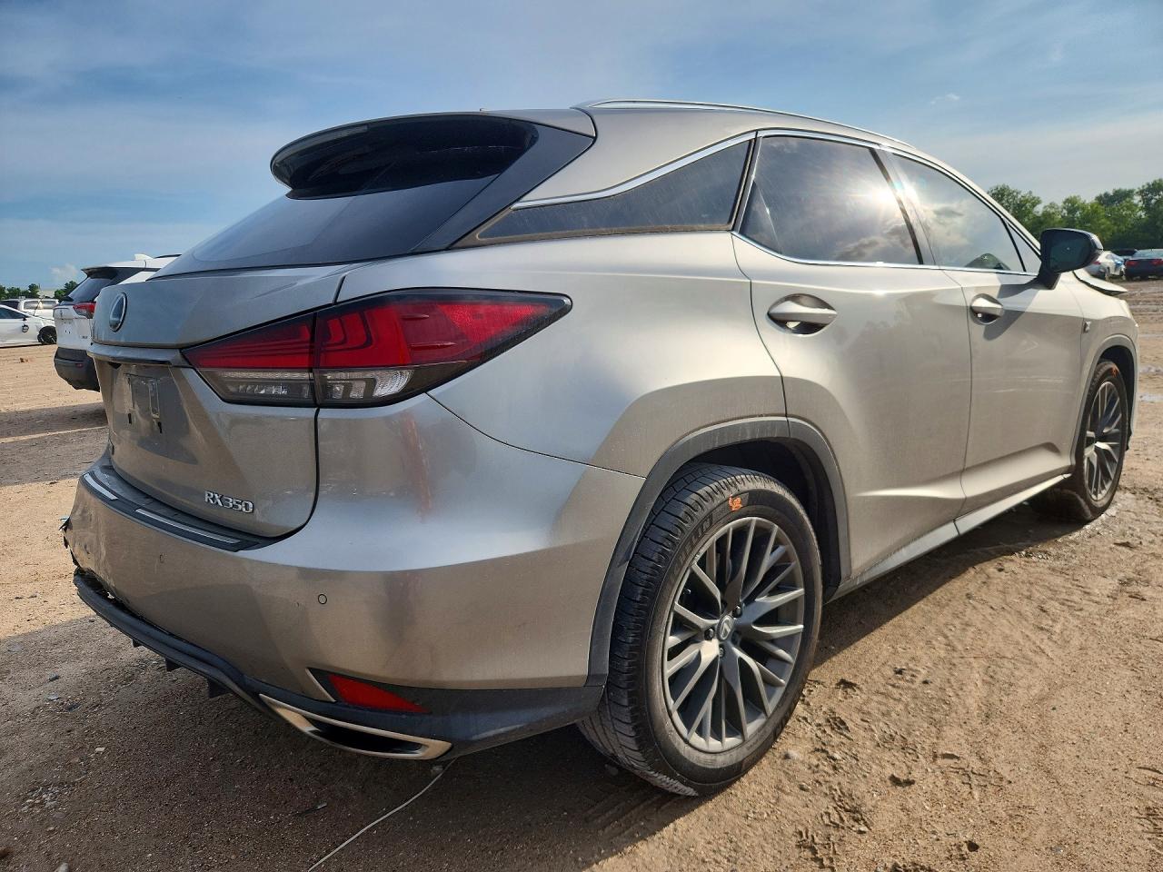 2020 Lexus Rx 350 F Sport Silver vin: 2T2YZMDA2LC218675