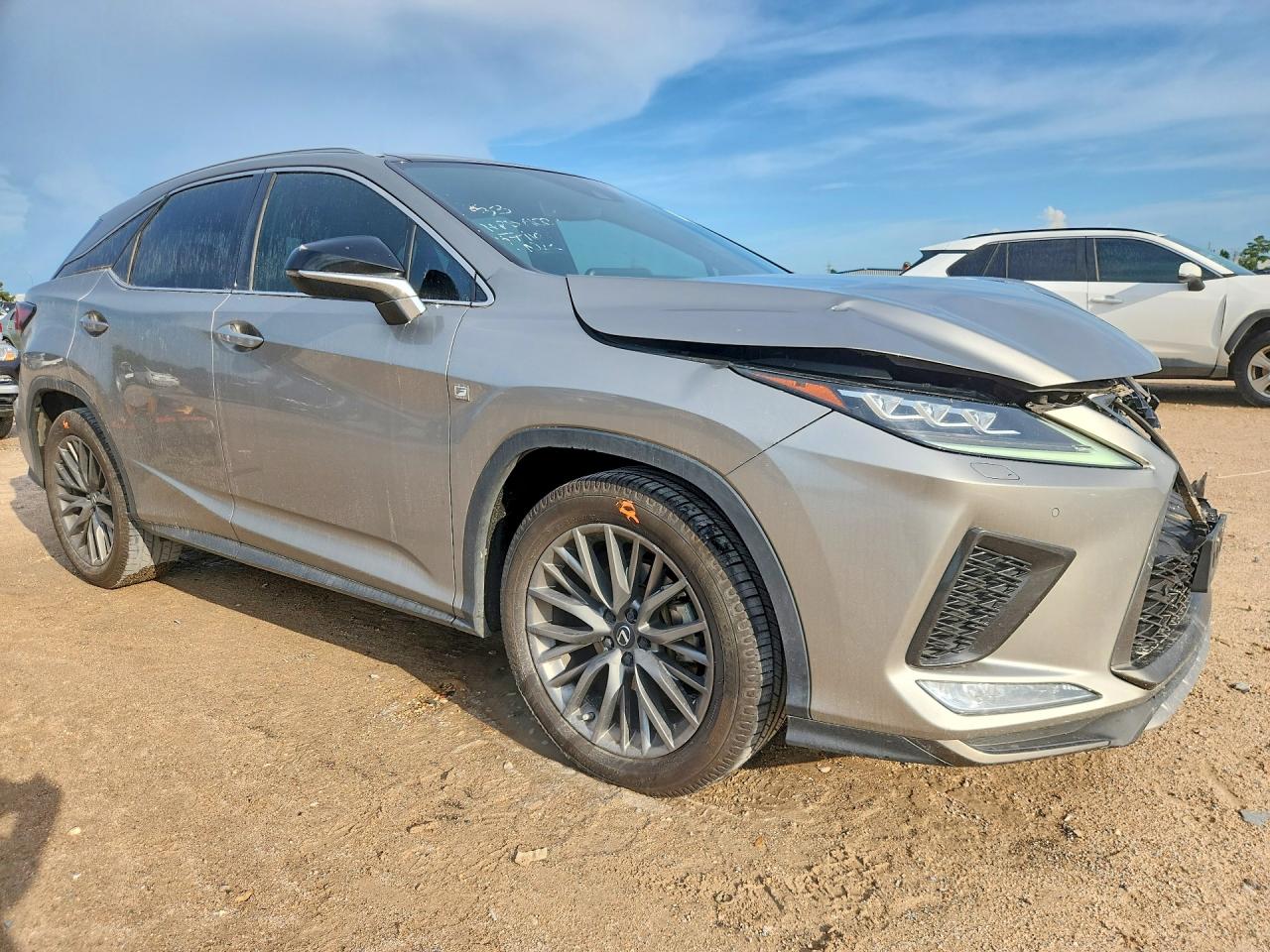 2020 Lexus Rx 350 F Sport Silver vin: 2T2YZMDA2LC218675