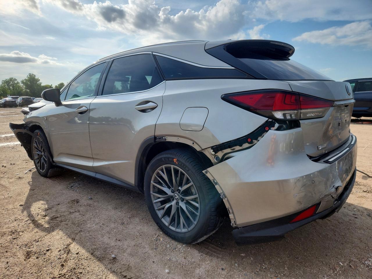 2020 Lexus Rx 350 F Sport Silver vin: 2T2YZMDA2LC218675