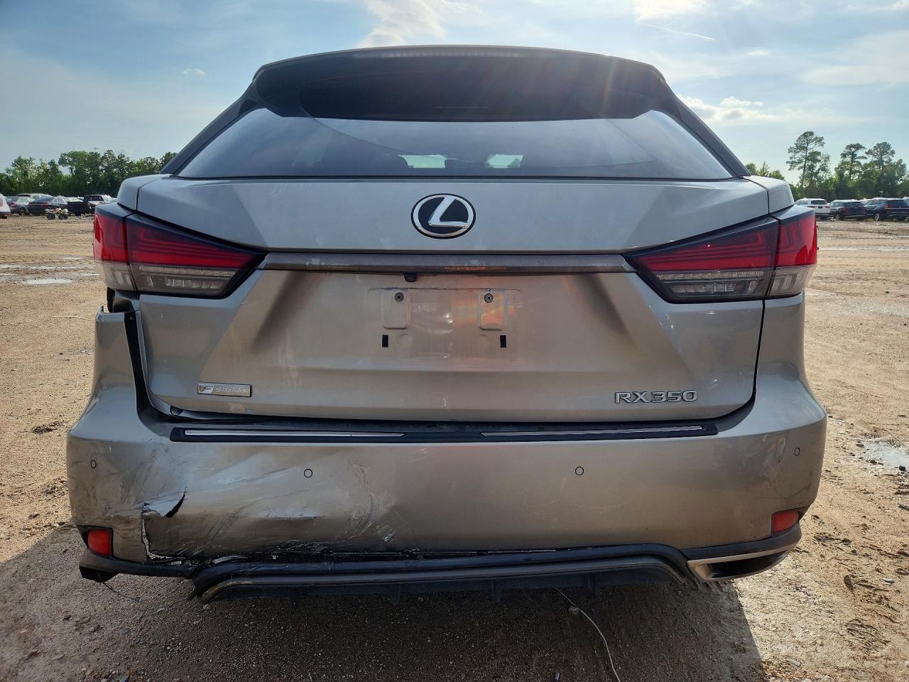 2020 Lexus Rx 350 F Sport Silver vin: 2T2YZMDA2LC218675