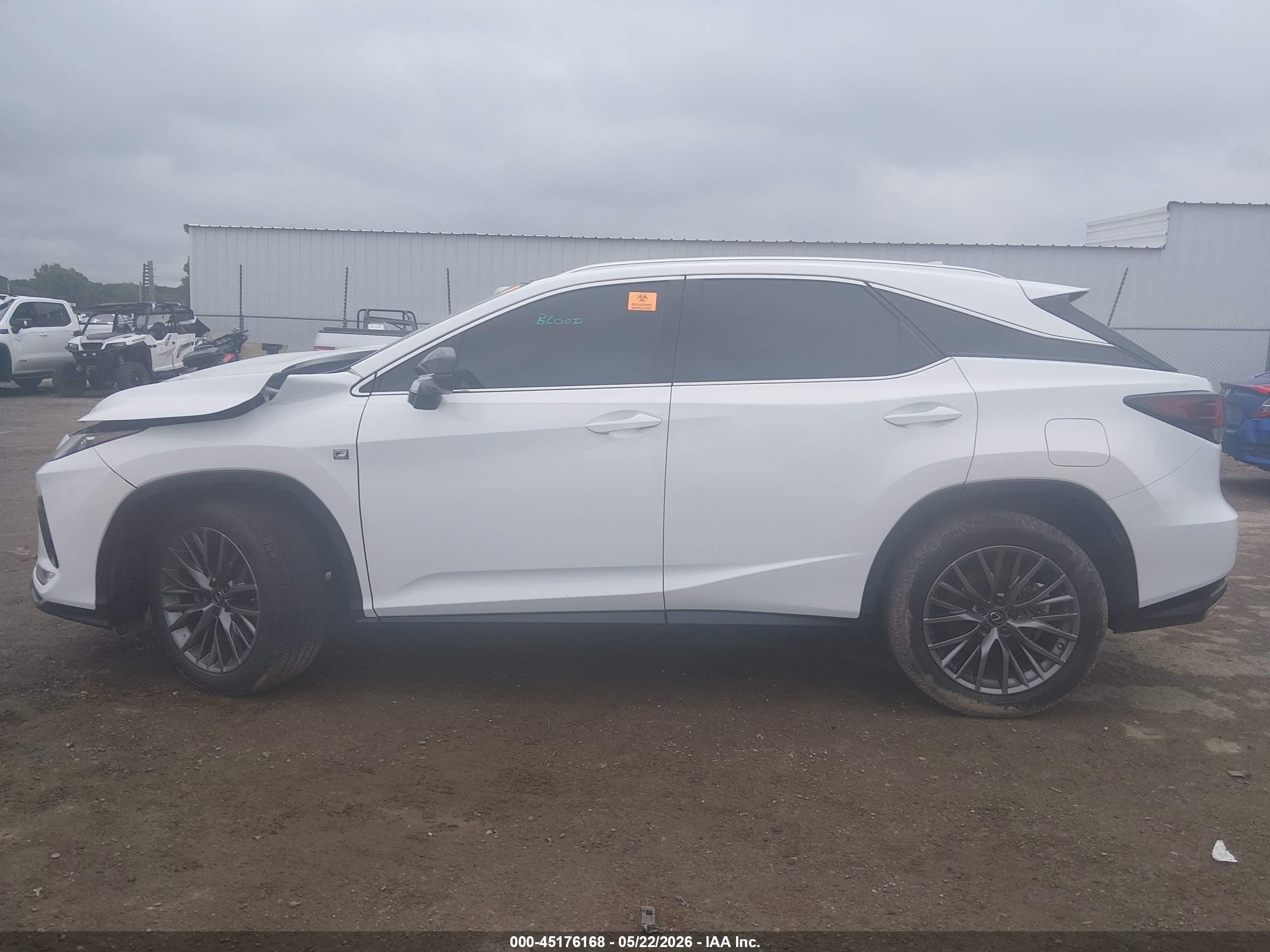 2020 Lexus Rx 350 F Sport Performance White vin: 2T2YZMDA3LC224131