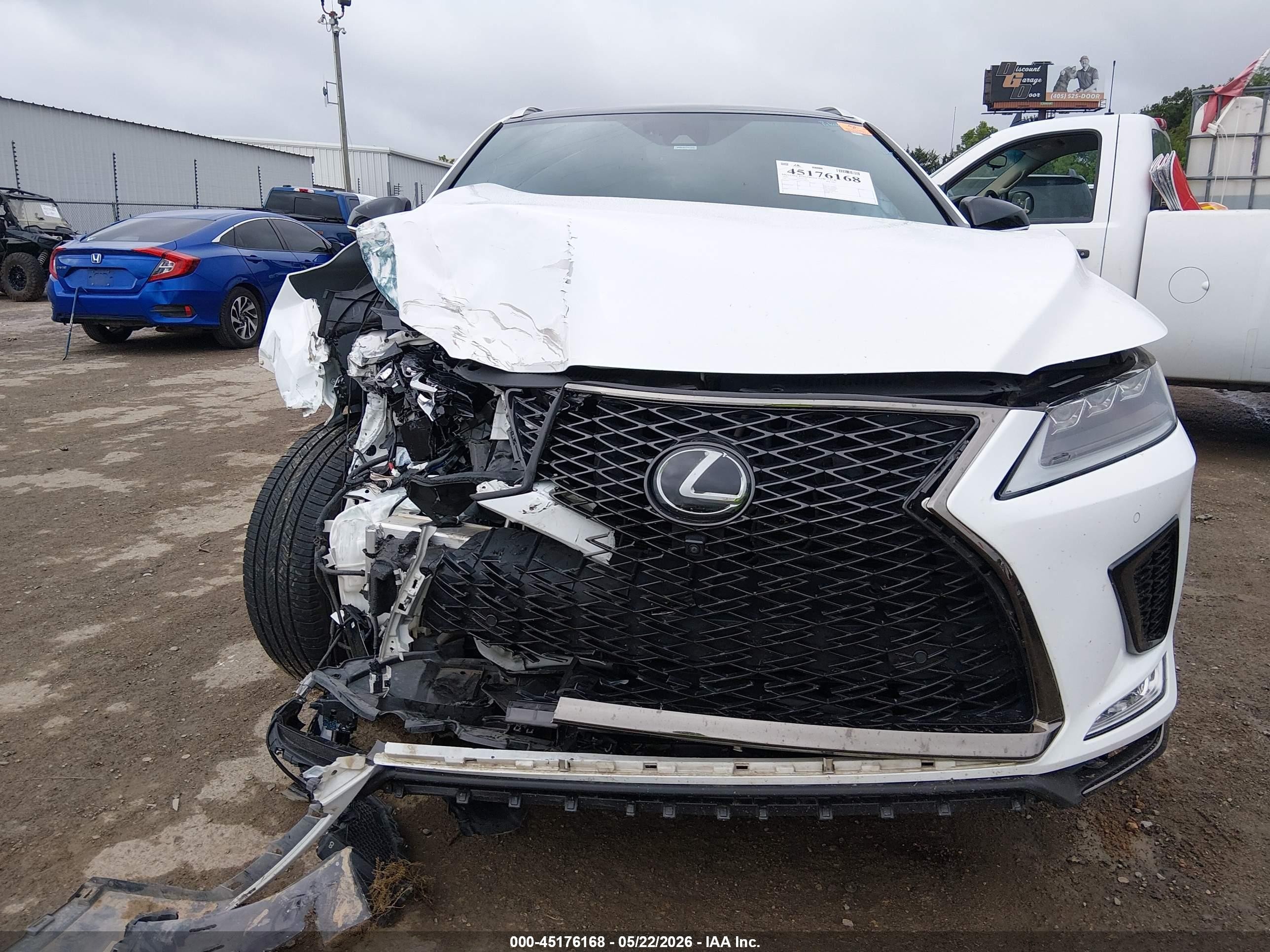 2020 Lexus Rx 350 F Sport Performance White vin: 2T2YZMDA3LC224131