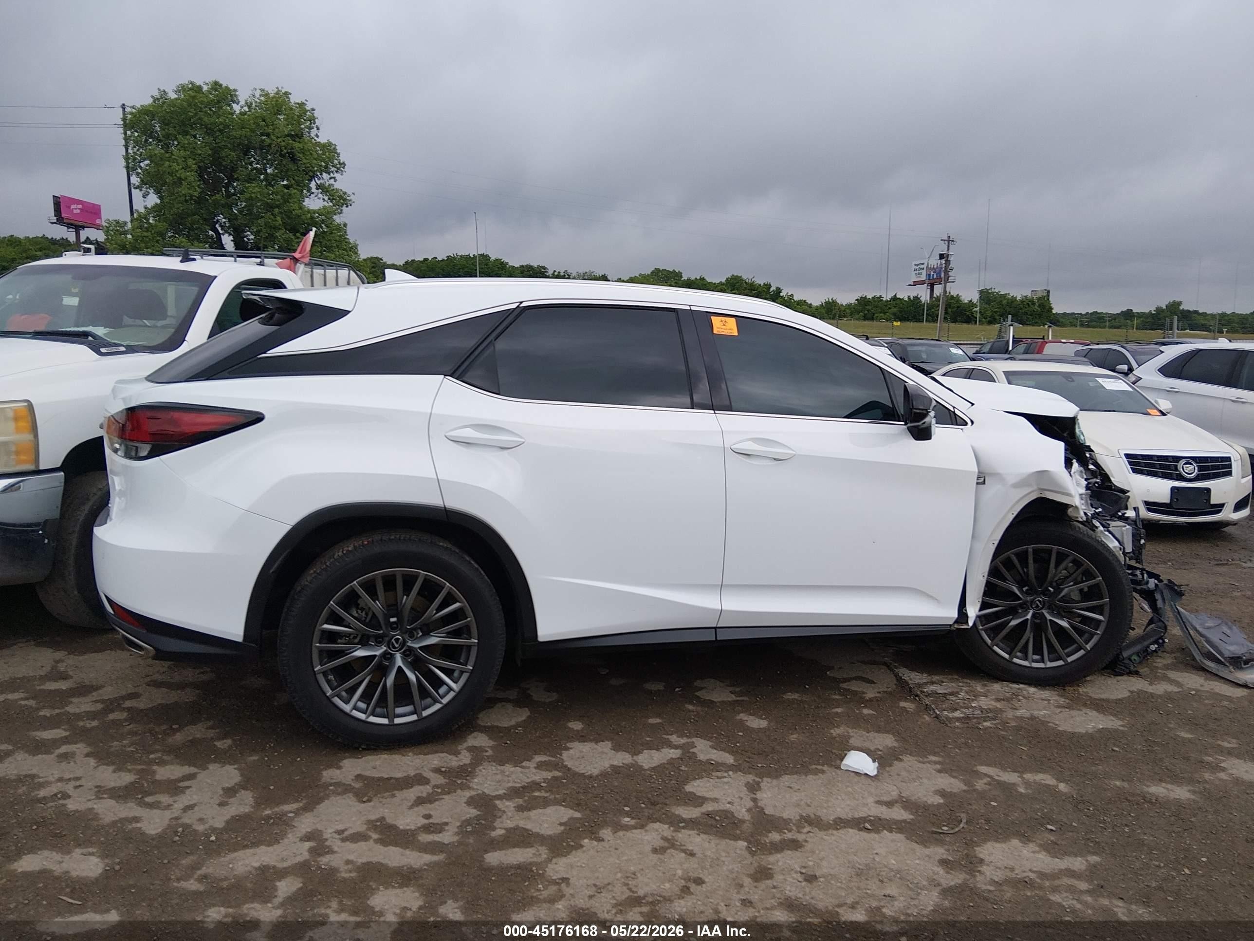 2020 Lexus Rx 350 F Sport Performance White vin: 2T2YZMDA3LC224131