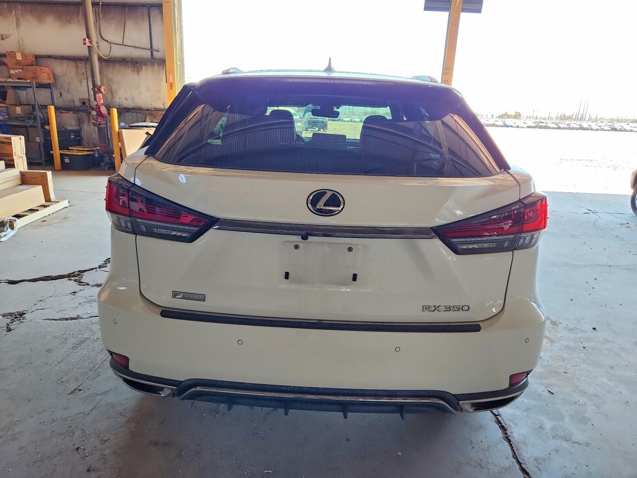 2021 Lexus Rx 350 F Sport White vin: 2T2YZMDA5MC278340